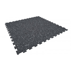 Fitnessboden Gummi Klickfliese 7 mm Granite